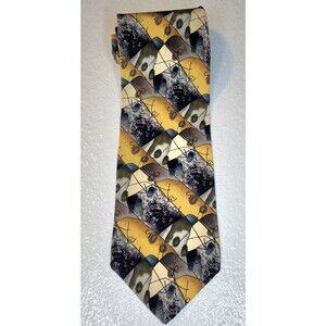 Jimmy V - Joe Theismann mens silk tie  3.75" x 59"  rare
